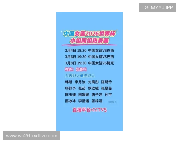 2026年女篮世界杯预计举办时间及重要赛事时间节点一览